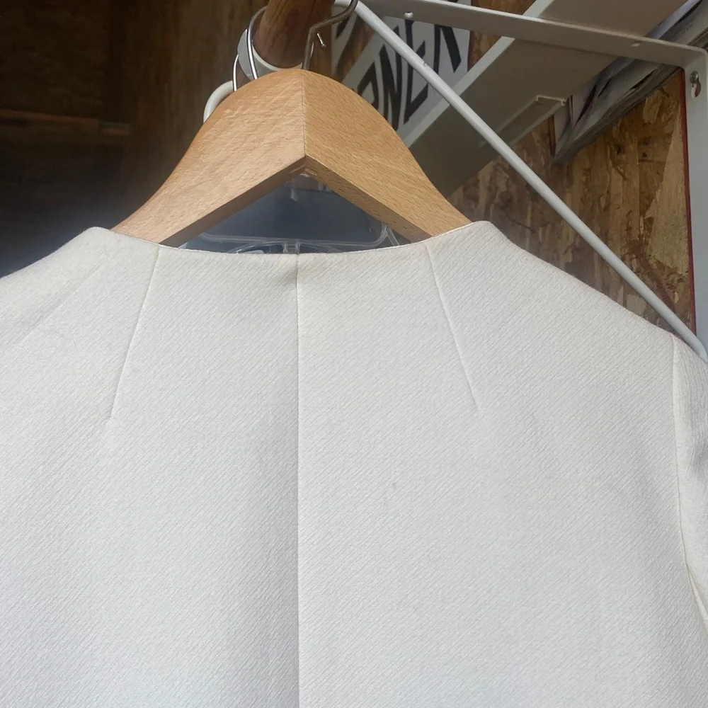 J. Crew Cream Zip-Up Jacket - Picture 6 of 6